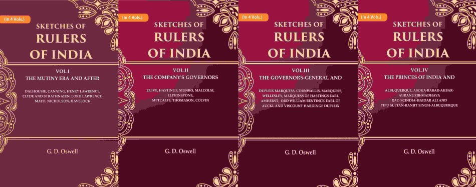 Sketches Of Rulers Of India: 1 The Mutiny Era And After Dalhousie, Canning, Henry Lawrence, Clyde And Vol. - Gyan Books - Distacart