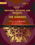Thumbnail for Account of the Writings, Religion, and Manners, of the Hindoos 1st - Gyan Books - Distacart