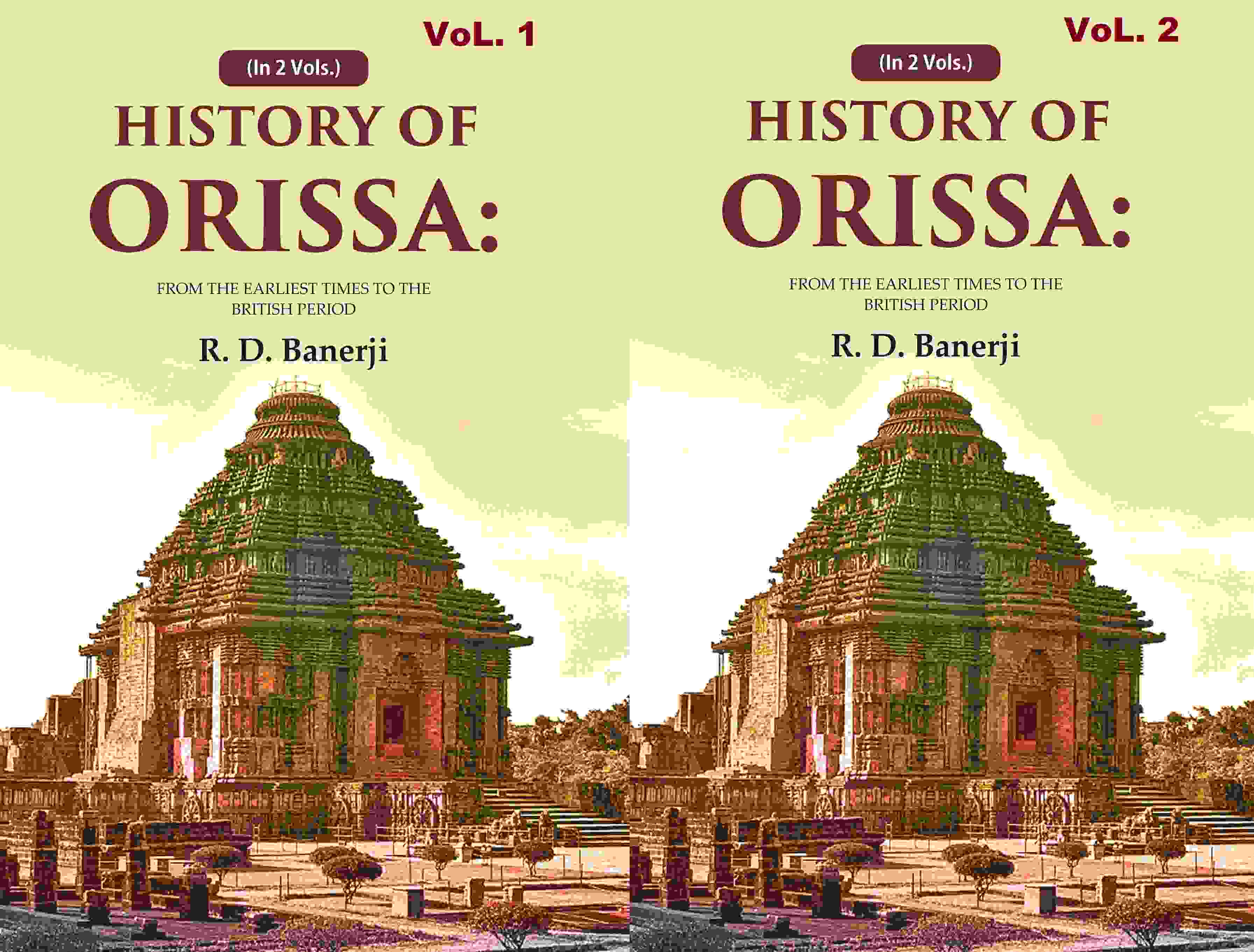 History of Orissa: From the Earliest Times to the British Period 2 Vols. Set - Gyan Books - Distacart