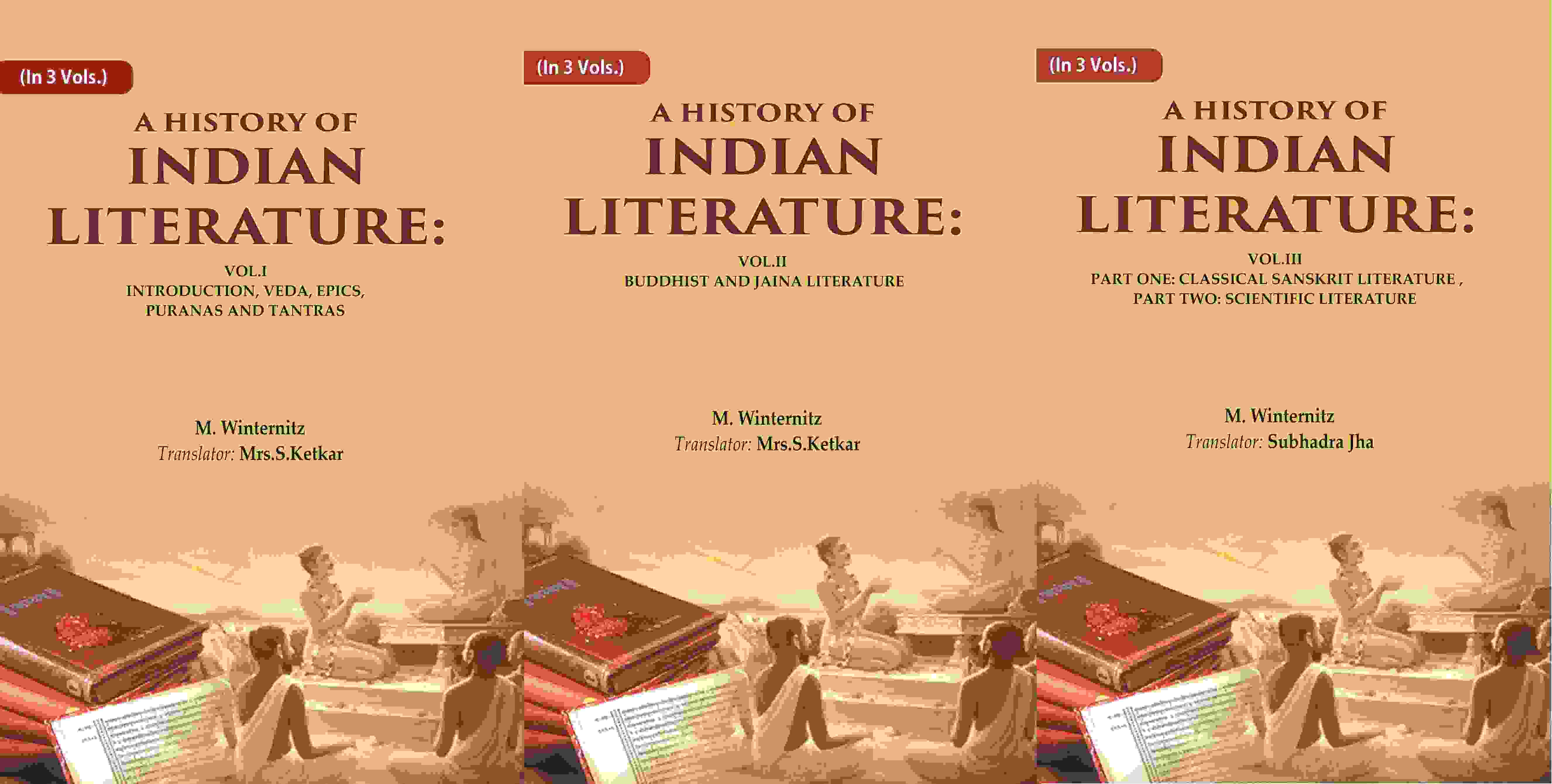 A History Of Indian Literature: I Introduction, Veda, Epics, Puranas And Tantras, Vol.Ii Buddhist And Vol. - Gyan Books - Distacart