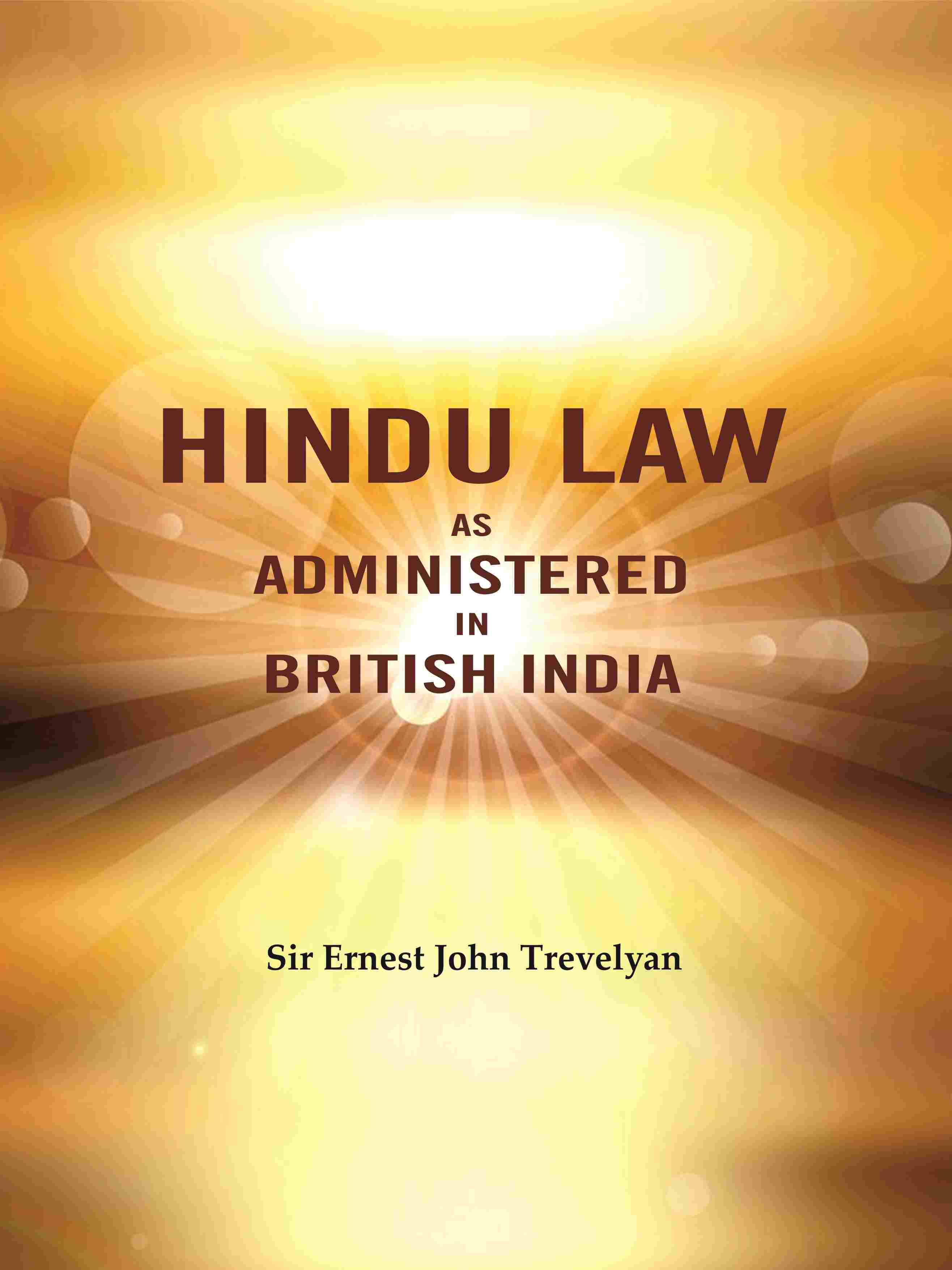 Hindu Law as Administered in British India - Gyan Books - Distacart
