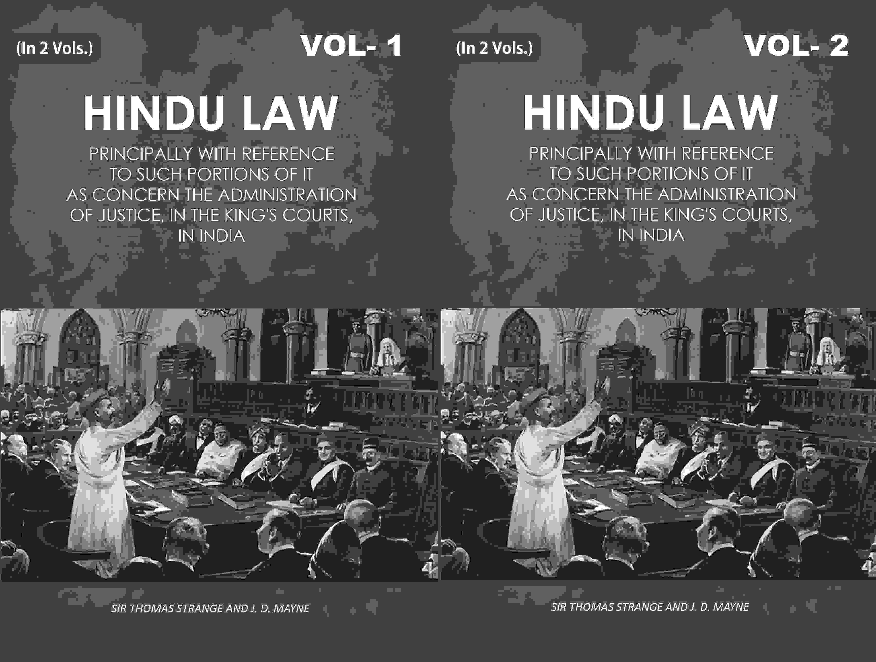 Hindu Law: Principally With Reference To Such Portions Of It As Concern The Administration 2 Vols. Set - Gyan Books - Distacart