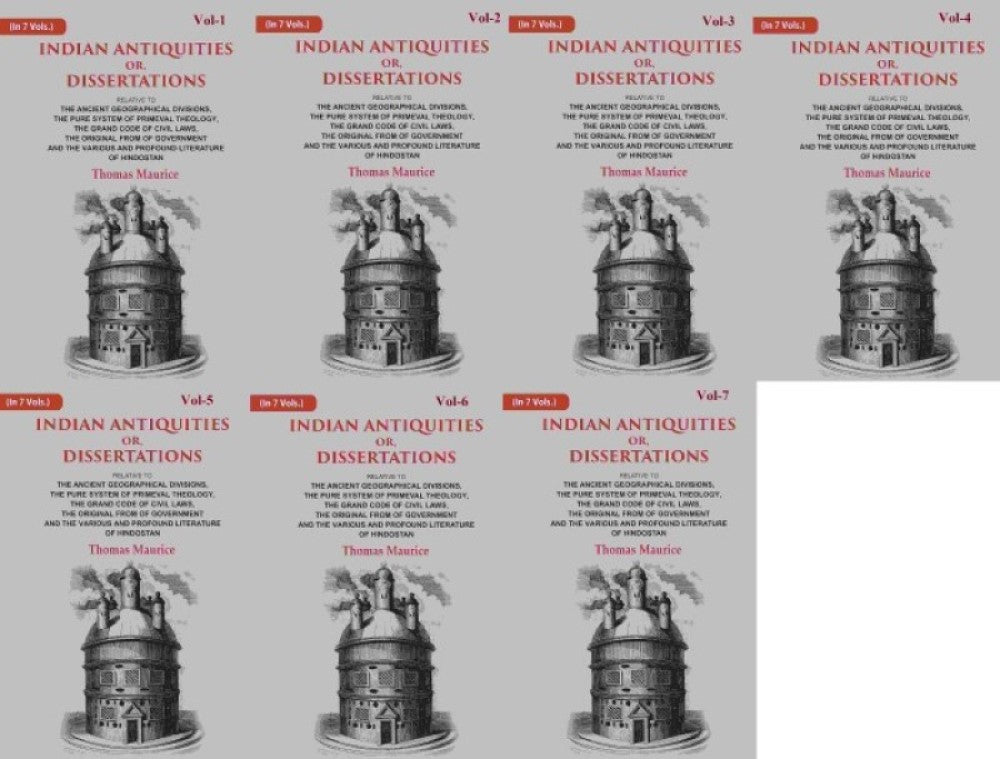 Indian Antiquities Or, Dissertations: Or, Dissertations, Relative To The Ancient Geographical 7 Vols. Set - Gyan Books - Distacart