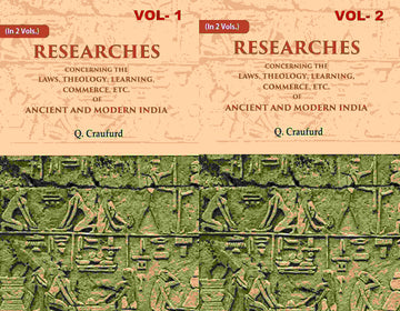Researches Concerning the Laws, Theology, Learning, Commerce, Etc. of Ancient and Modern India 2 Vols. Set - Gyan Books - Distacart