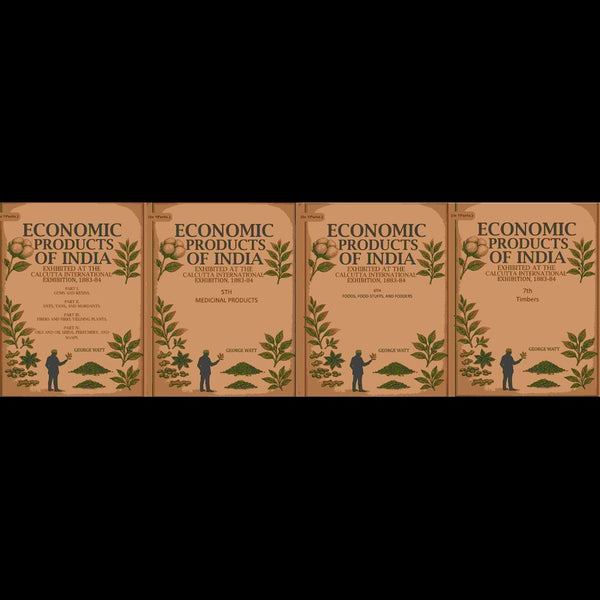 Economic Products of India: Exhibited at the Calcutta International Exhibition, 1883-84 7 Parts Set - Gyan Books - Distacart