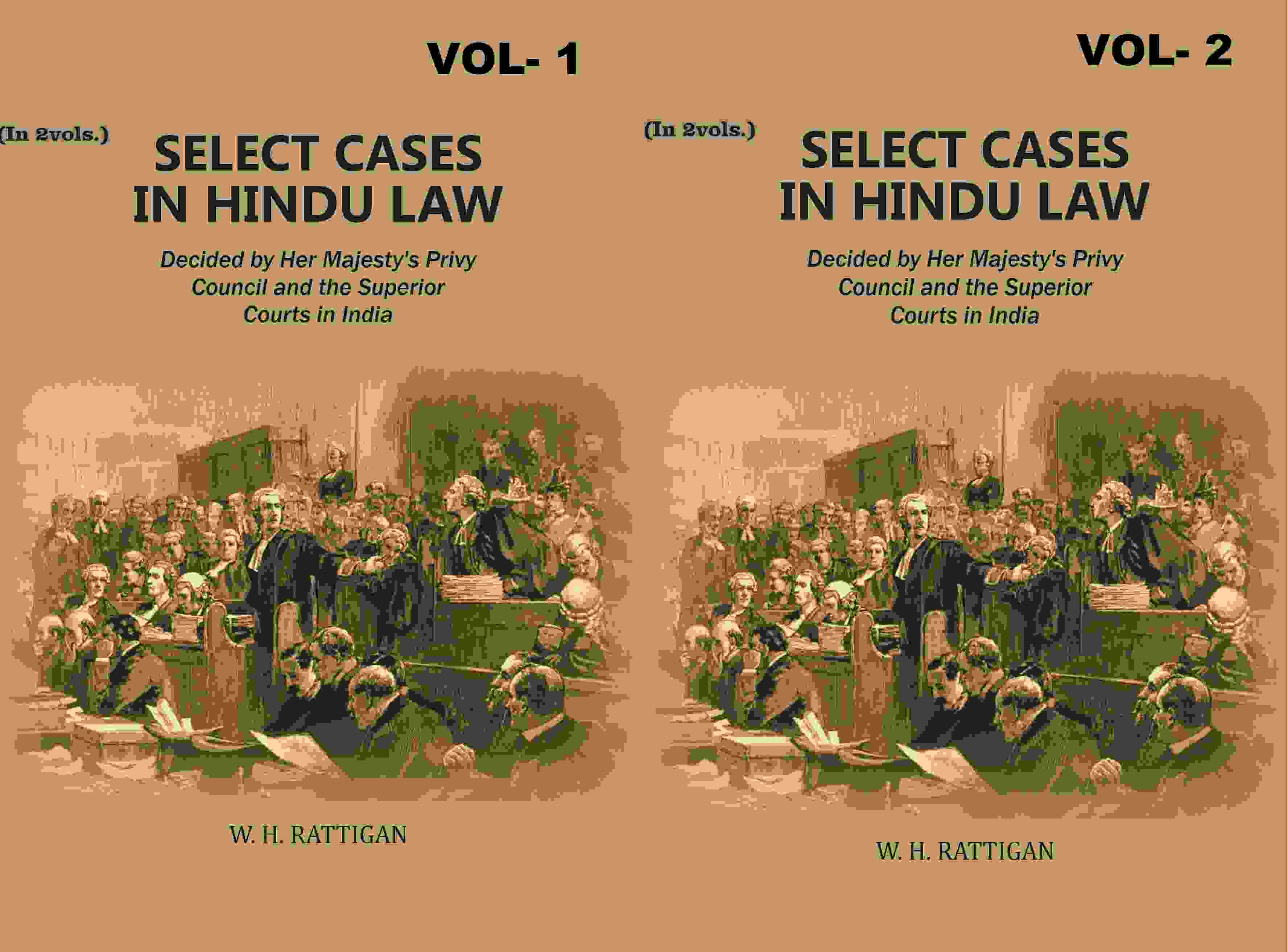 Select Cases in Hindu Law: Decided by Her Majesty's Privy Council and the Superior Courts in India 2 Vols. Set - Gyan Books - Distacart
