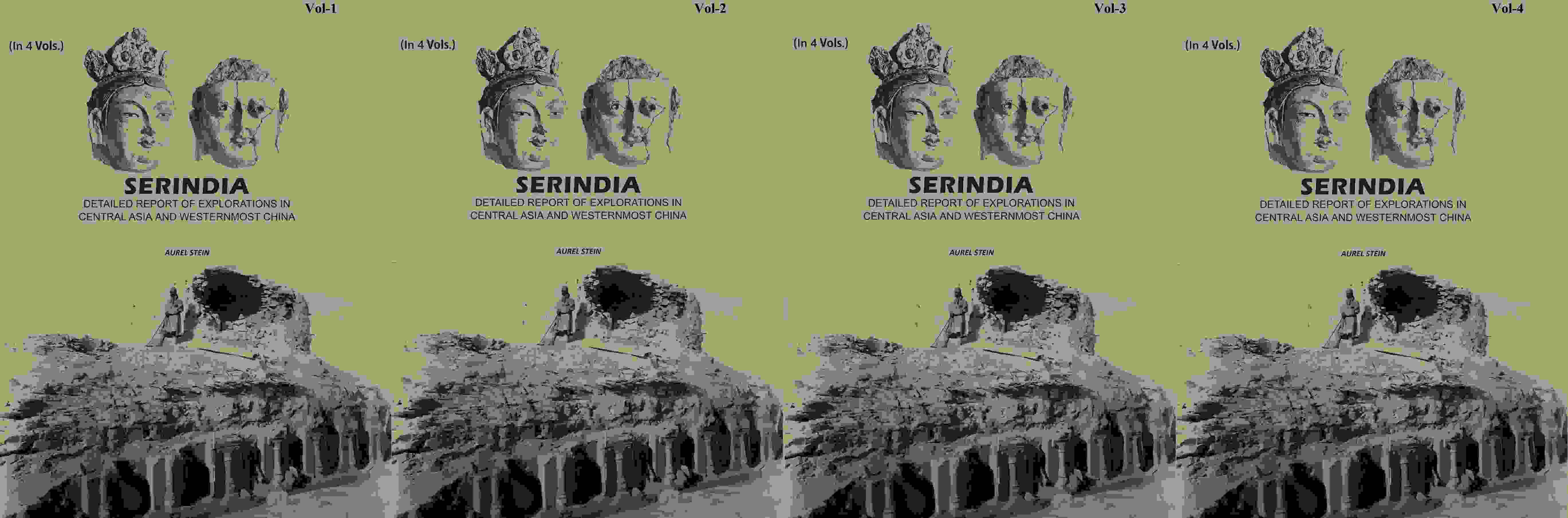 Serindia: Detailed report of explorations in Central Asia and westernmost China (4 Vols. Set) - Gyan Books - Distacart