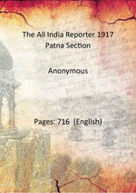 Thumbnail for The All India Reporter 1917 Patna Section - Gyan Books