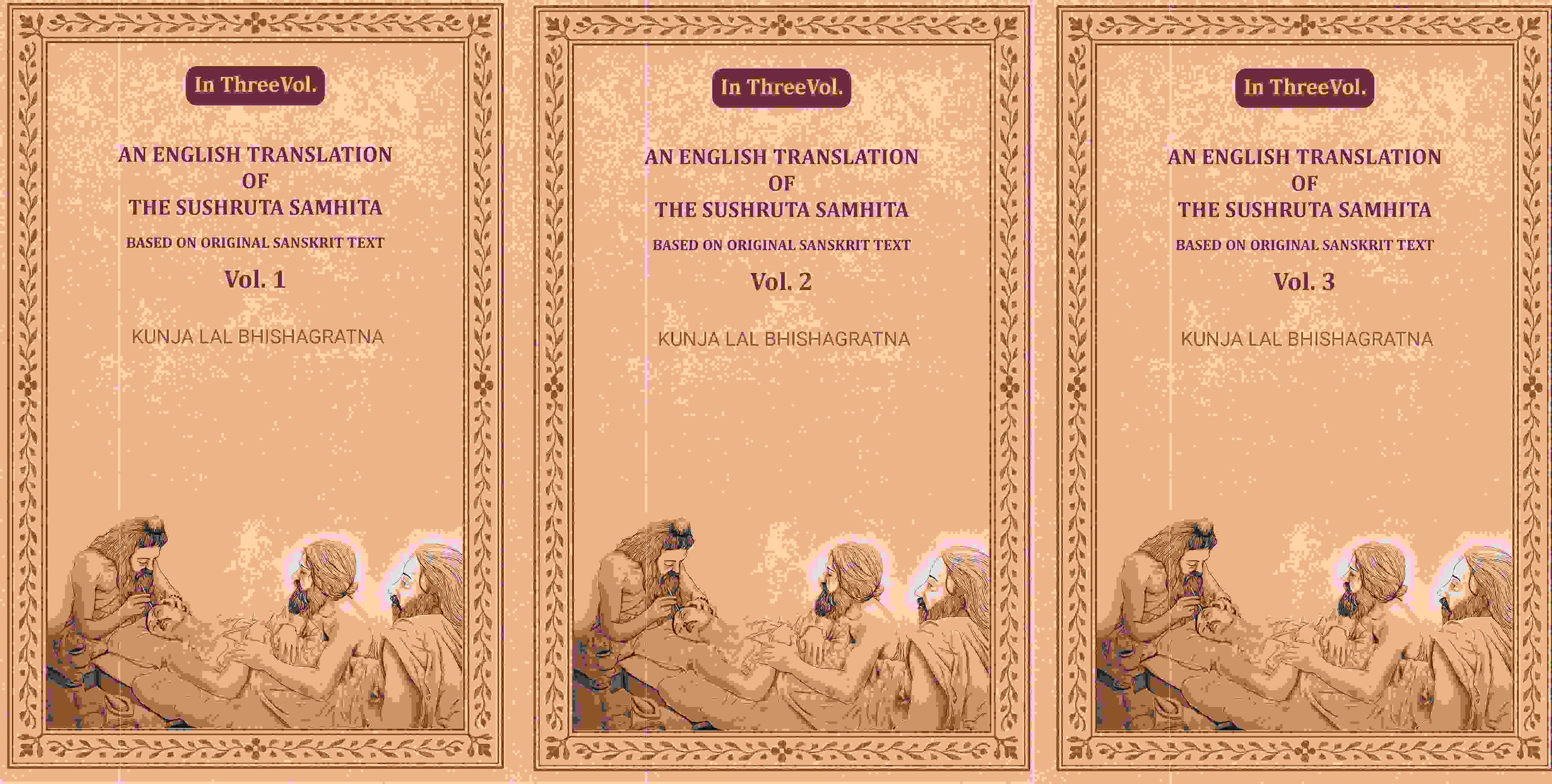 An English translation of the Sushruta samhita, based on original Sanskrit text (3 Vols. Set) - Gyan Books - Distacart
