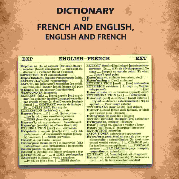 Dictionary of French and English, English and French - Gyan Books - Distacart