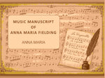 Thumbnail for Music manuscript of Anna Maria Fielding - Gyan Books - Distacart