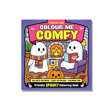 Dreamland Publications Colour Me Comfy: Sweet Spooky - Cute and Easy Spooky Colouring Book for All Ages | Bold, Simple Designs for Relaxation - Dista