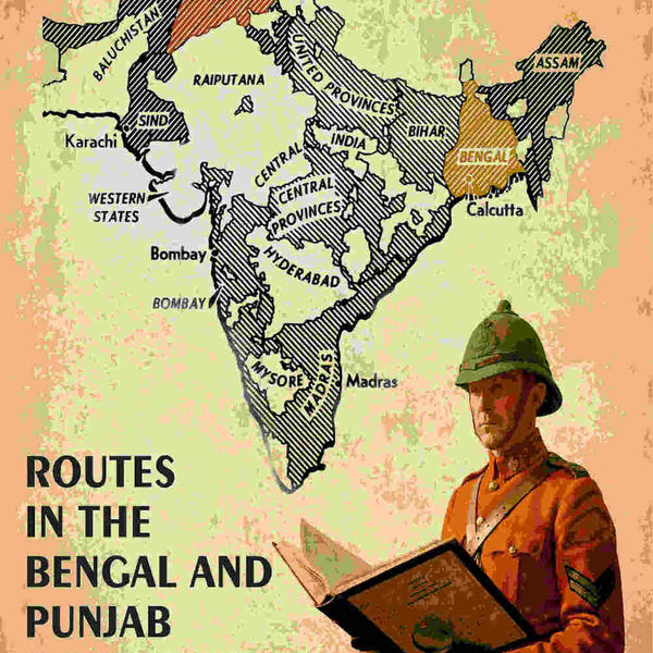 Routes In The Bengal And Punjab Commands - Gyan Books