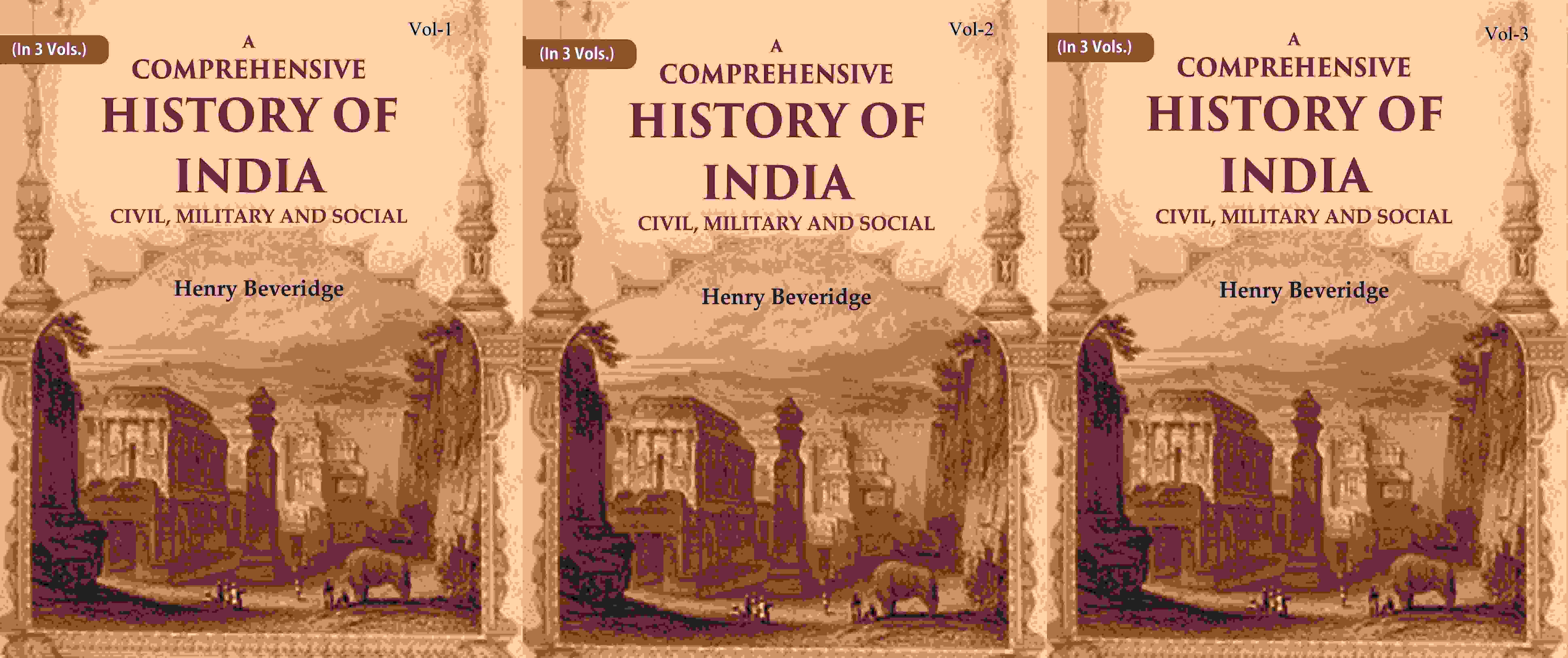 A Comprehensive History of India: Civil, Military and Social (3 Vols. Set) - Gyan Books - Distacart