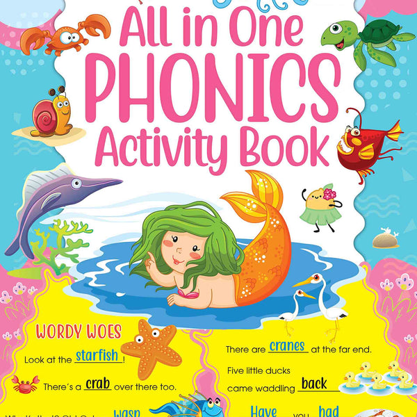 All in One Phonics Activity Book - Om Books - Distacart