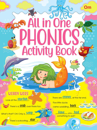 All in One Phonics Activity Book - Om Books - Distacart