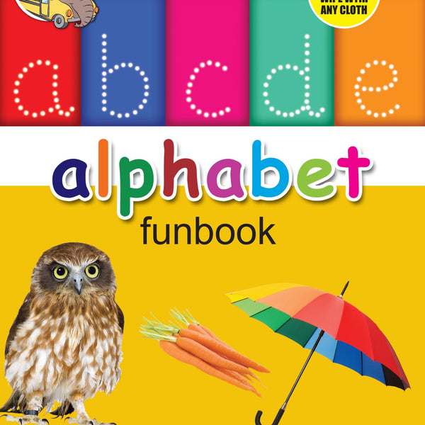 Wipe & Clean alphabet Funbook - Om Books - Distacart