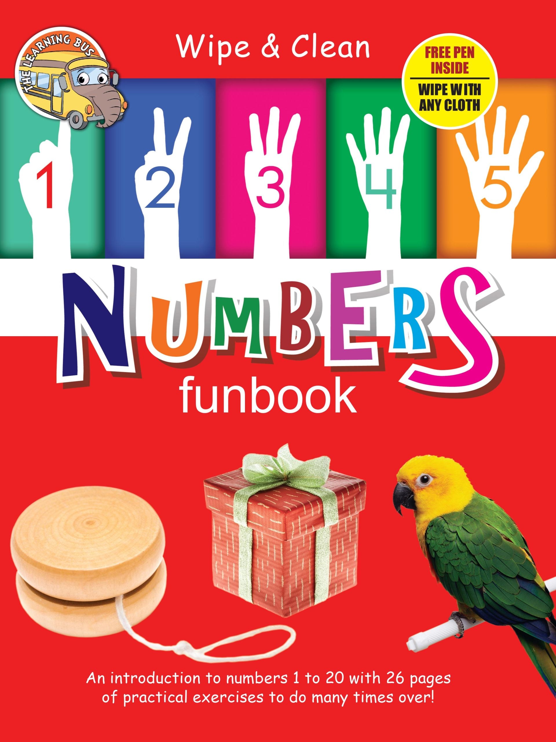 Wipe & Clean Numbers Funbook - Om Books - Distacart