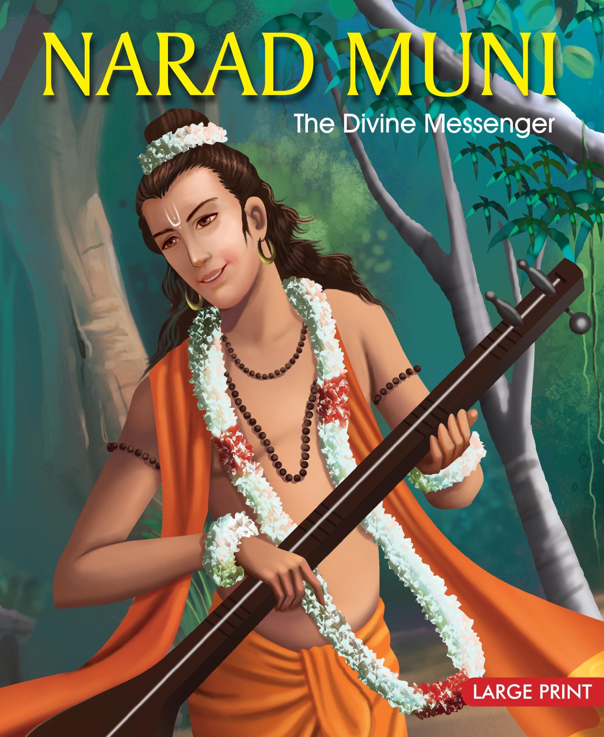 Narad Muni The Divine Messenger : Large Print - Om Books - Distacart