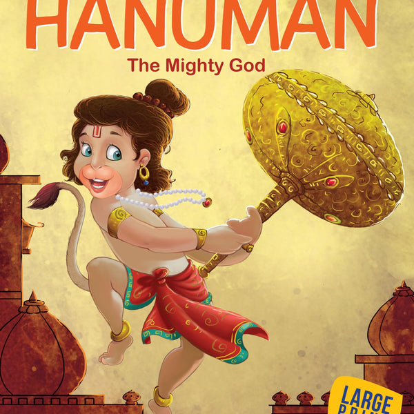 Hanuman The Mighty God : Large Print - Om Books - Distacart