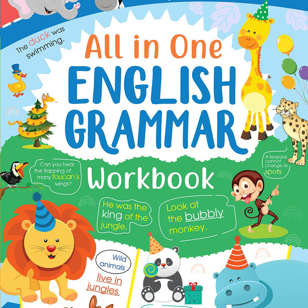 All in One English Graar Workbook (Binder) - Om Books - Distacart