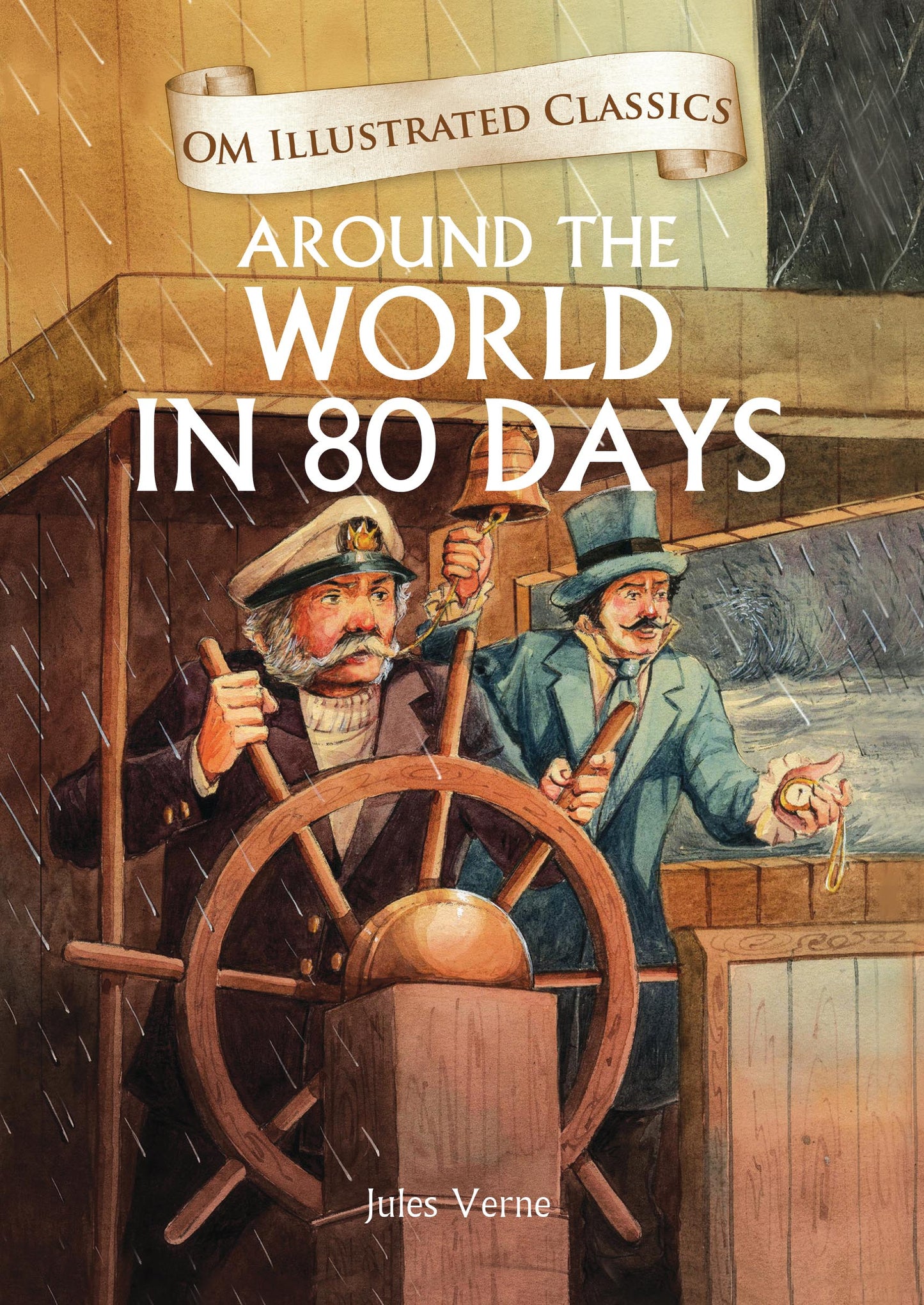 Around the World in 80 Days : Om Illustrated Classics - Om Books - Distacart