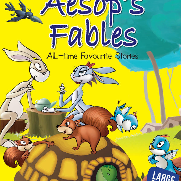 Aesops Fables : All Time Favourite Stories : Large Print - Om Books - Distacart