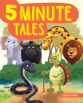 5 Minute Tales : Large Print - Om Books