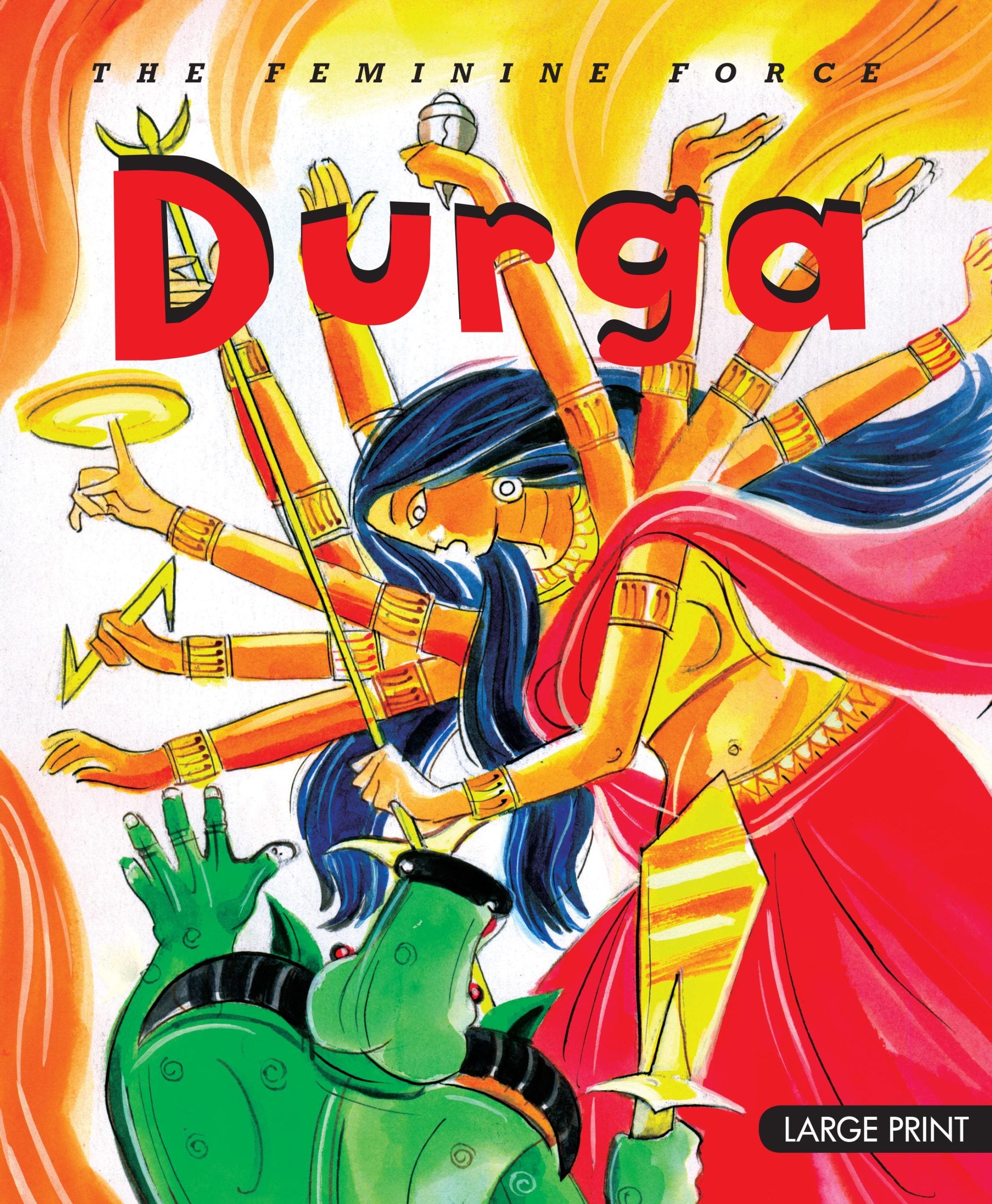 The Feminine Force Durga : Large Print - Om Books - Distacart