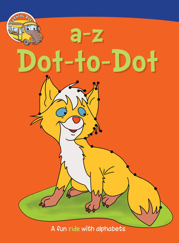 a-z Dot-to-Dot A Fun Ride with lowercase Alphabet Activity Books - Om Books - Distacart