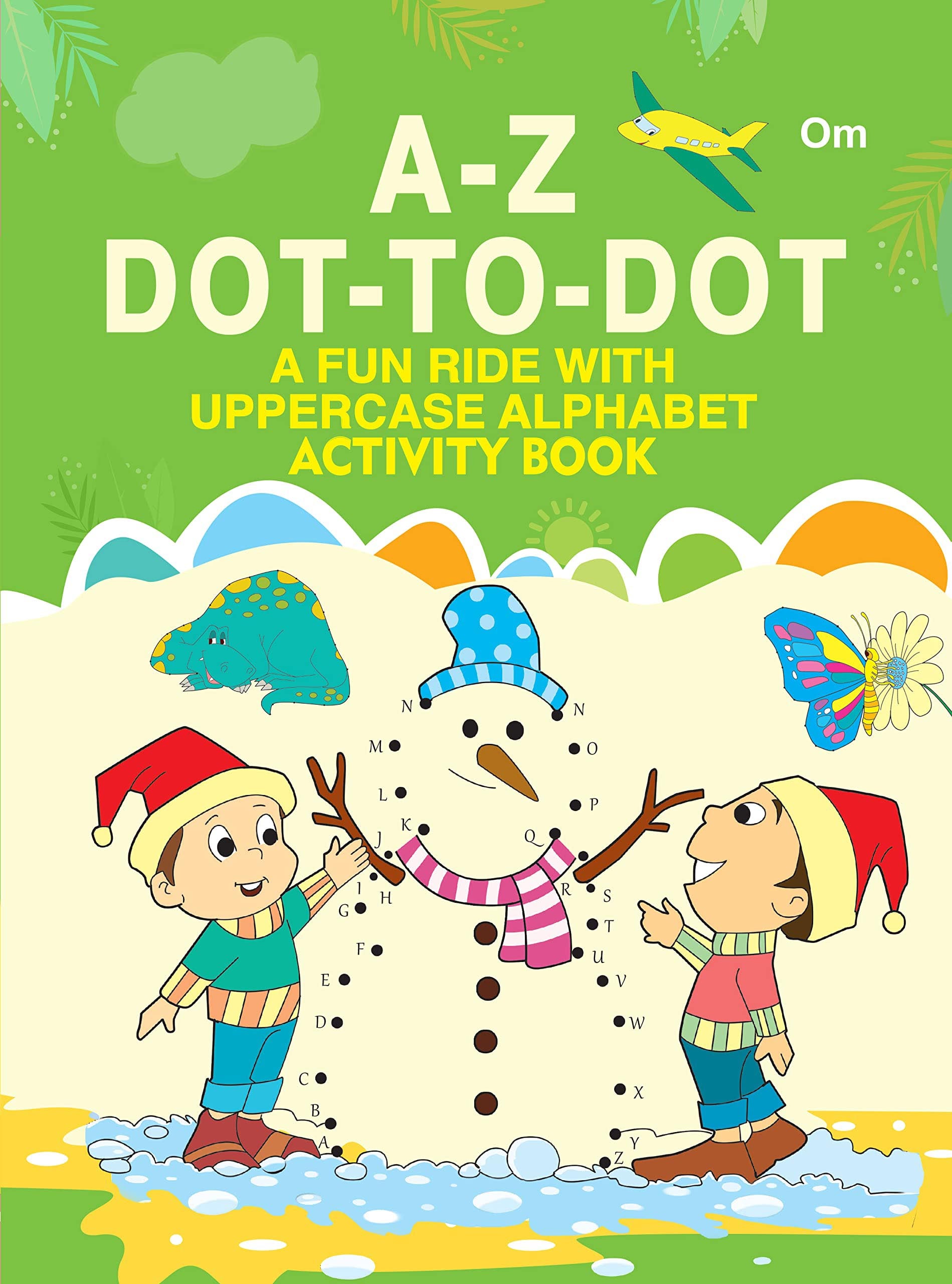 A-Z Dot-to-Dot : A Fun Ride with Uppercase Alphabet Activity Books - Om Books - Distacart
