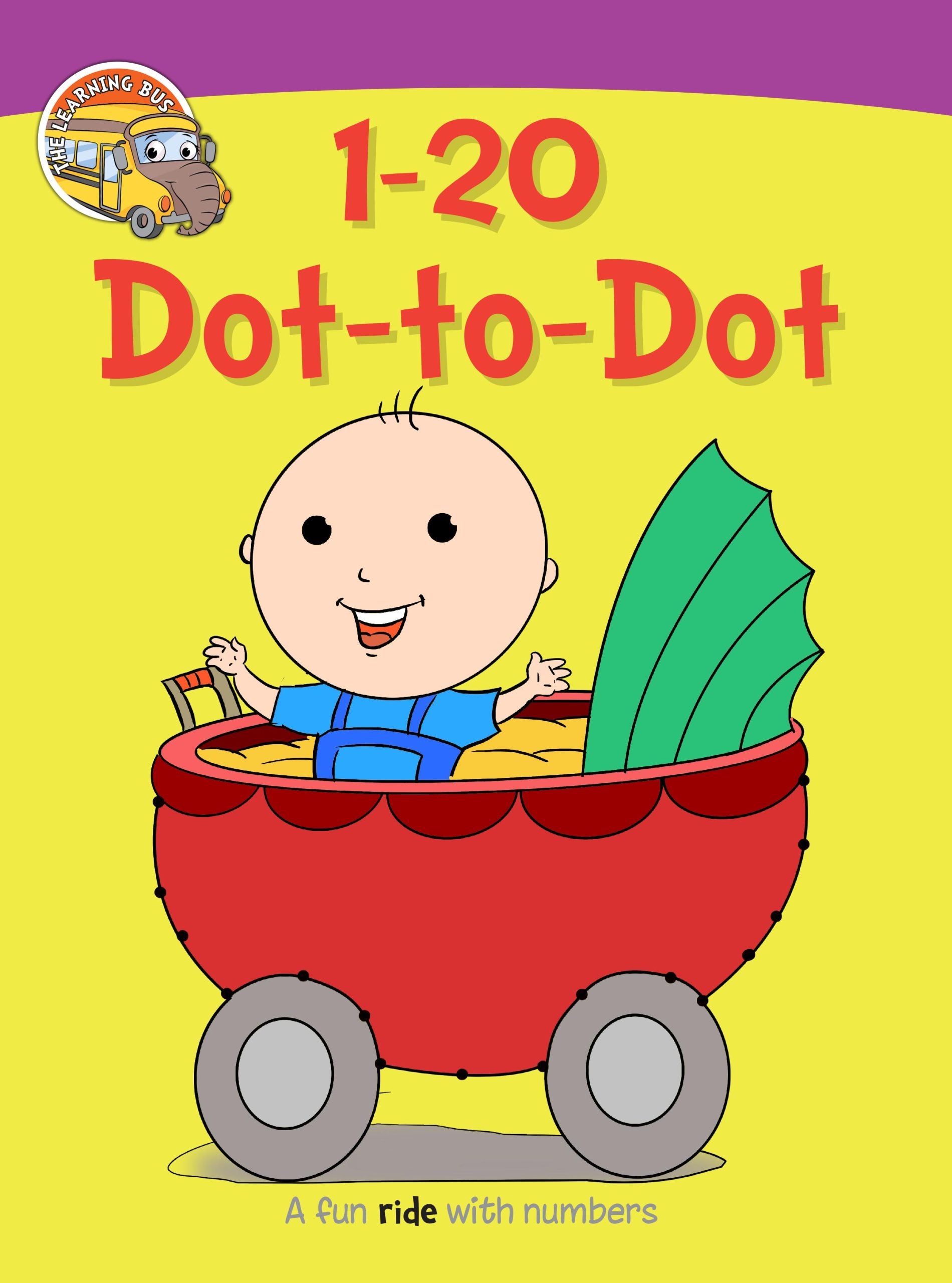 1-20 Dot-to-Dot : A Fun Ride with Numbers Activity Books - Om Books - Distacart