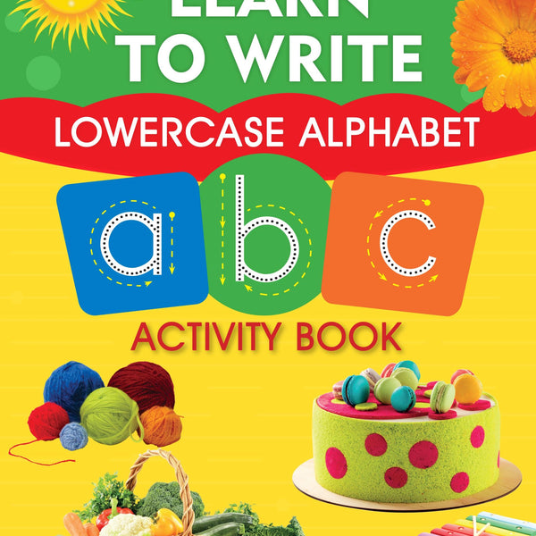 Learn to Write Lowercase Alphabet abc Activity Book - Om Books - Distacart
