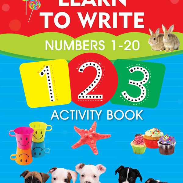 Learn to Write Numbers 1-20 123 Activity Book - Om Books - Distacart