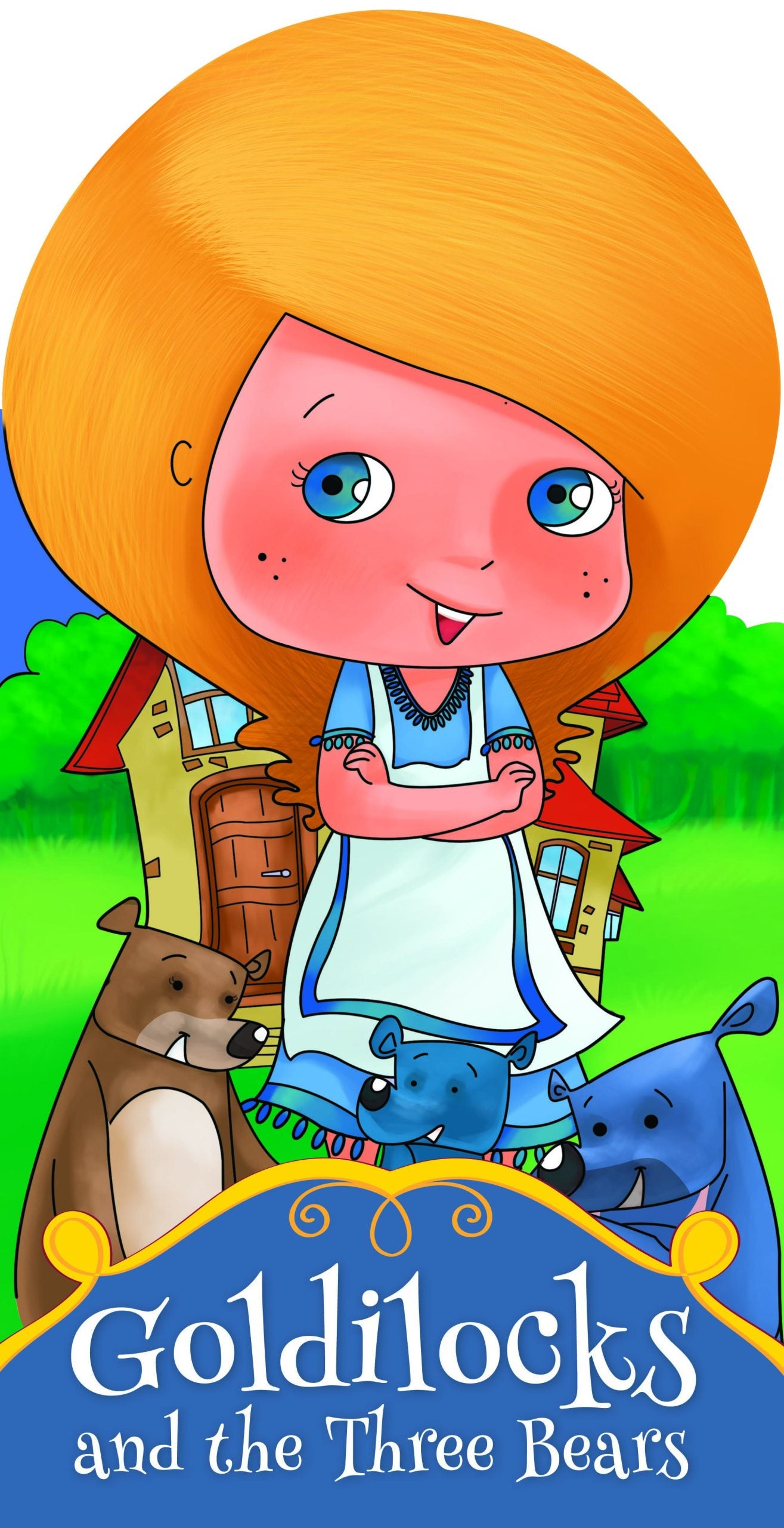 Goldilocks and the Three Bears : Cutout Story Book - Om Books - Distacart