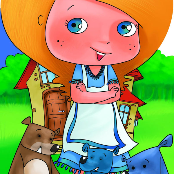 Goldilocks and the Three Bears : Cutout Story Book - Om Books - Distacart