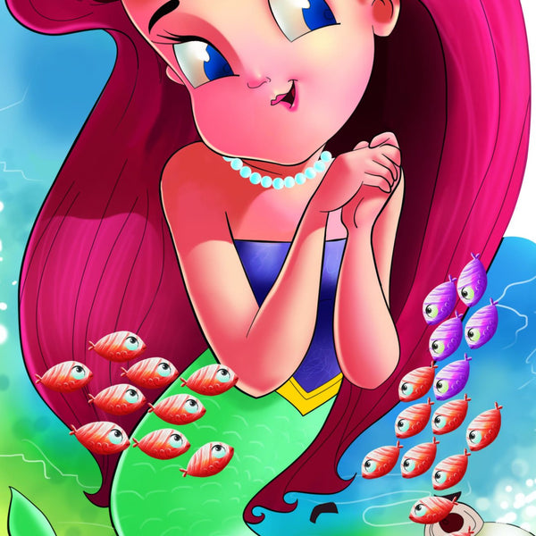 The Little Mermaid : Cutout Story Book - Om Books - Distacart