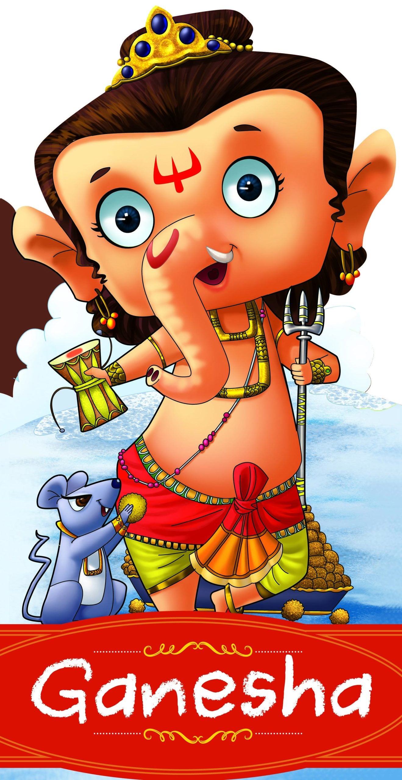 Ganesha : Cutout Story Book - Om Books - Distacart