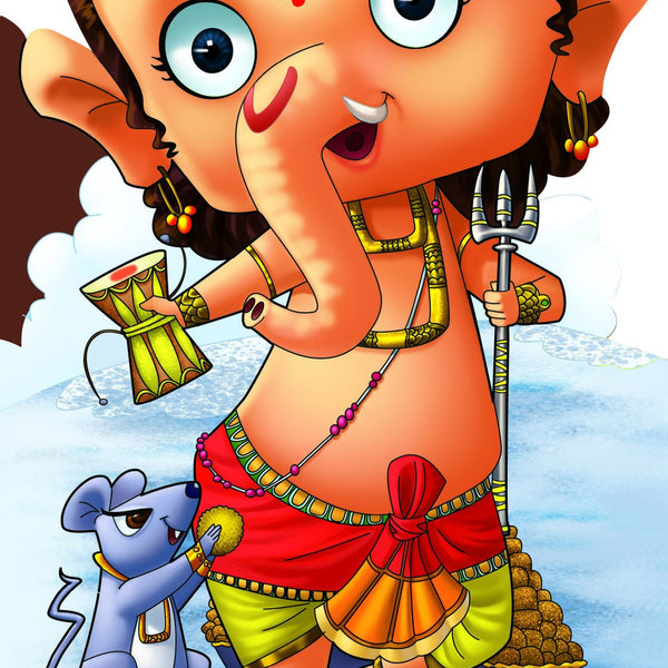 Ganesha : Cutout Story Book - Om Books - Distacart