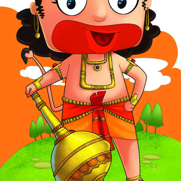 Hanuman : Cutout Story Book - Om Books - Distacart