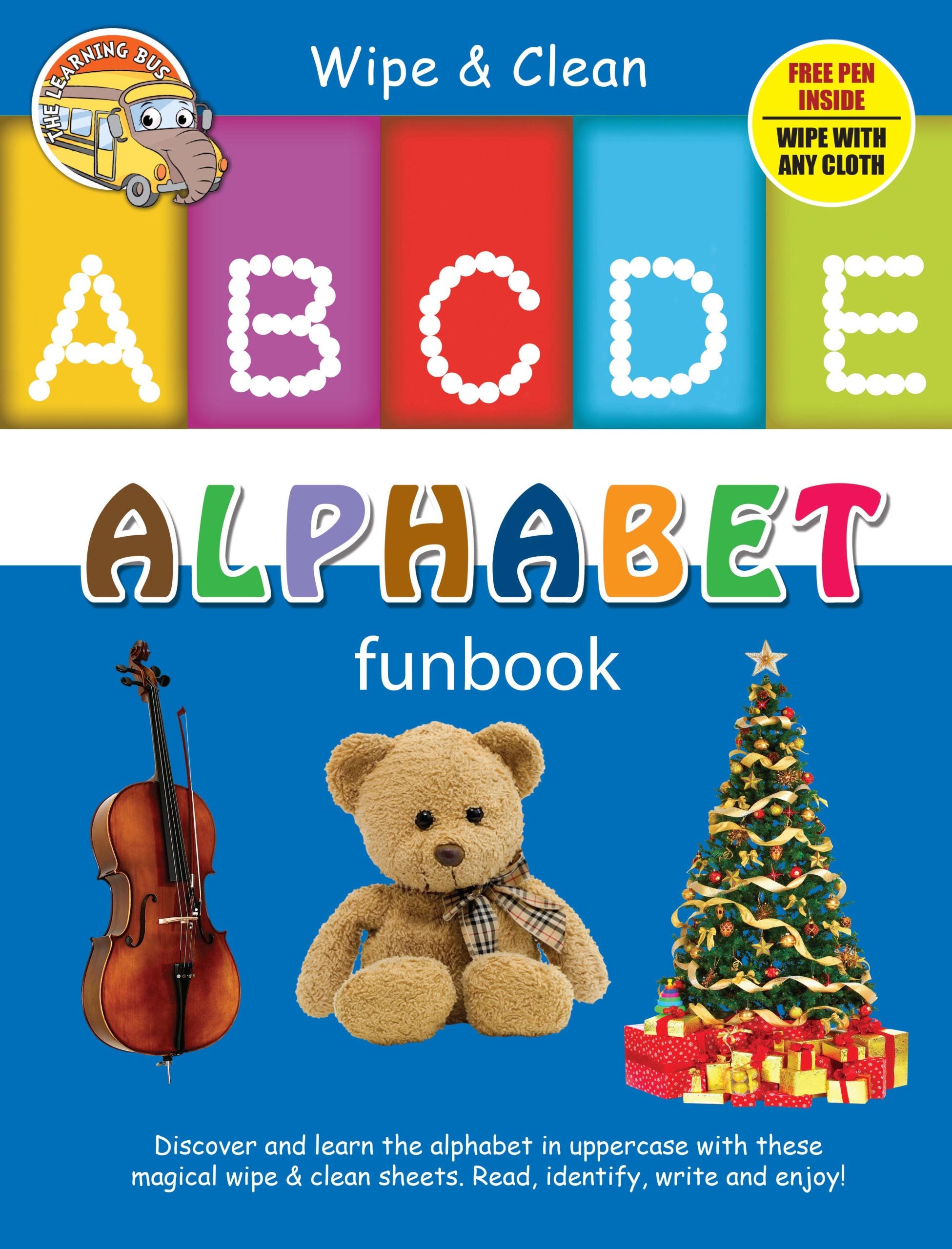 Wipe & Clean ALPHABET Funbook - Om Books - Distacart