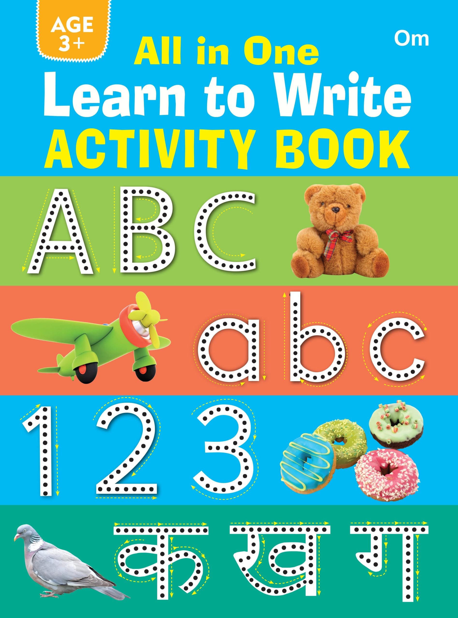 All in One Learn to Write Activity Book - Om Books - Distacart