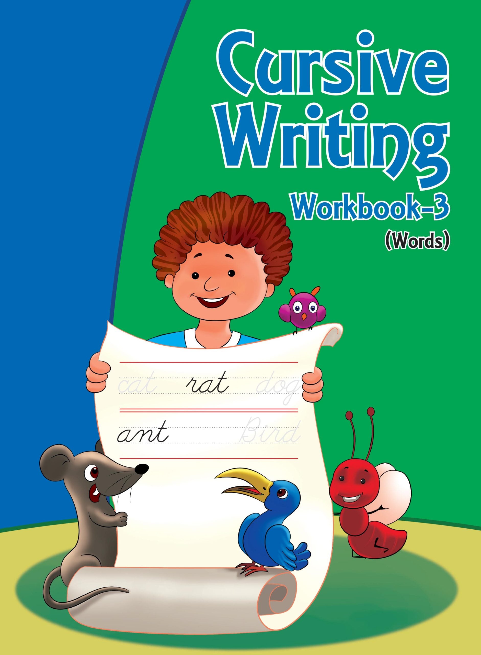 Cursive Writing Workbook 3 (Words) - Om Books - Distacart