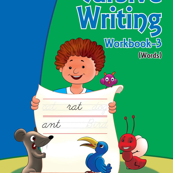 Cursive Writing Workbook 3 (Words) - Om Books - Distacart