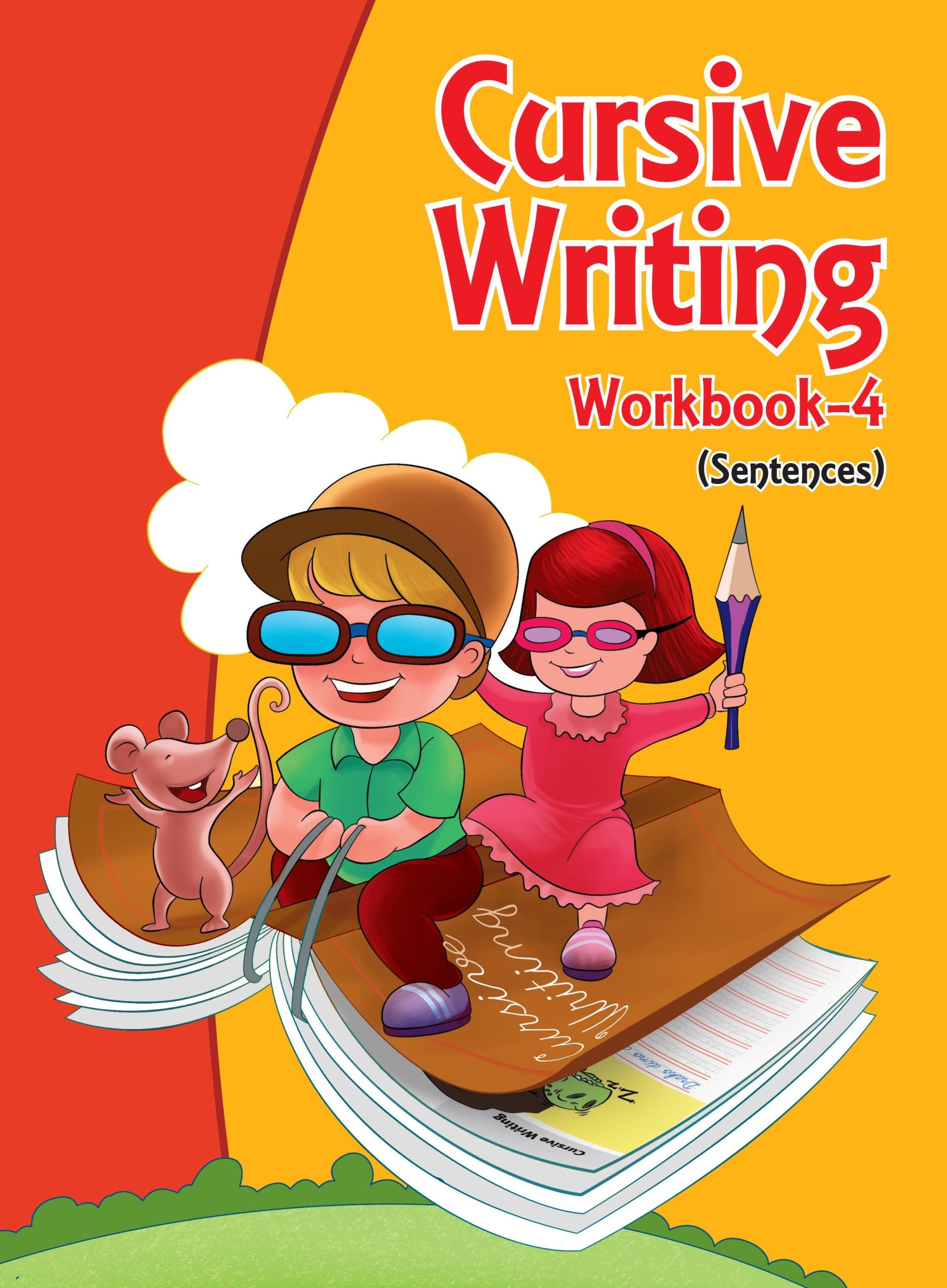 Cursive Writing Workbook 4 (Sentences) - Om Books - Distacart