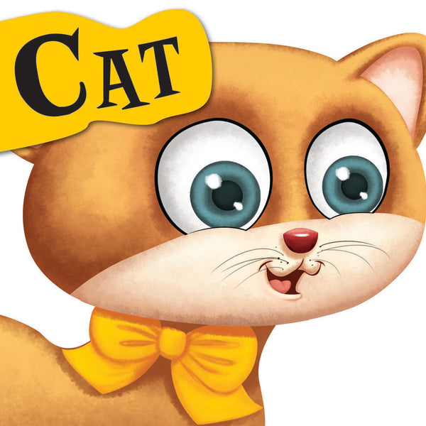 Cat : Cutout Board Book - Om Books - Distacart