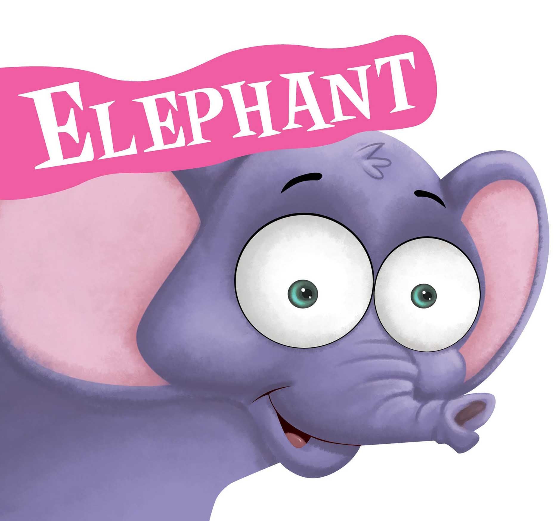 Elephant : Cutout Board Book - Om Books - Distacart