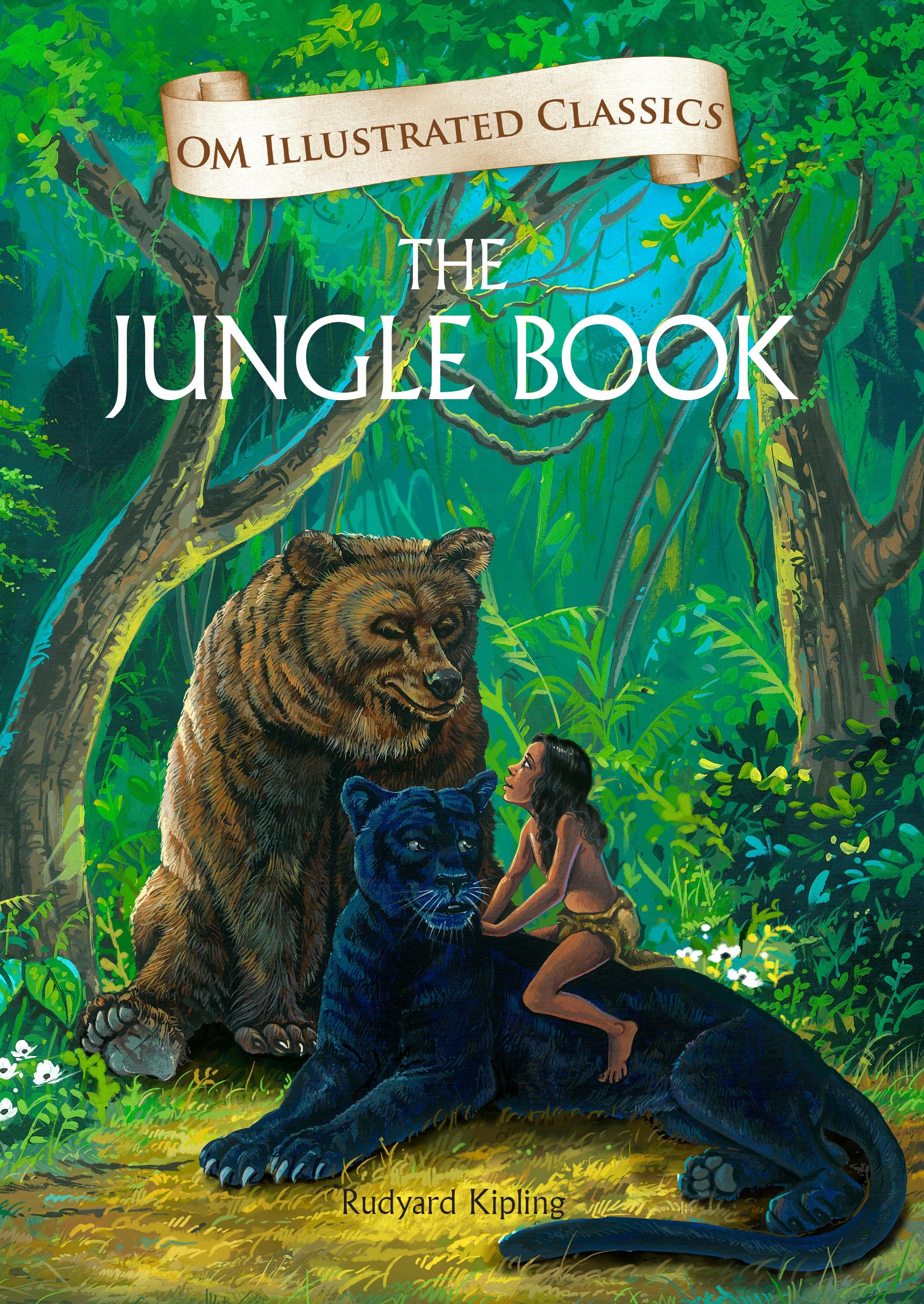 The Jungle Book : Om Illustrated Classics - Om Books - Distacart