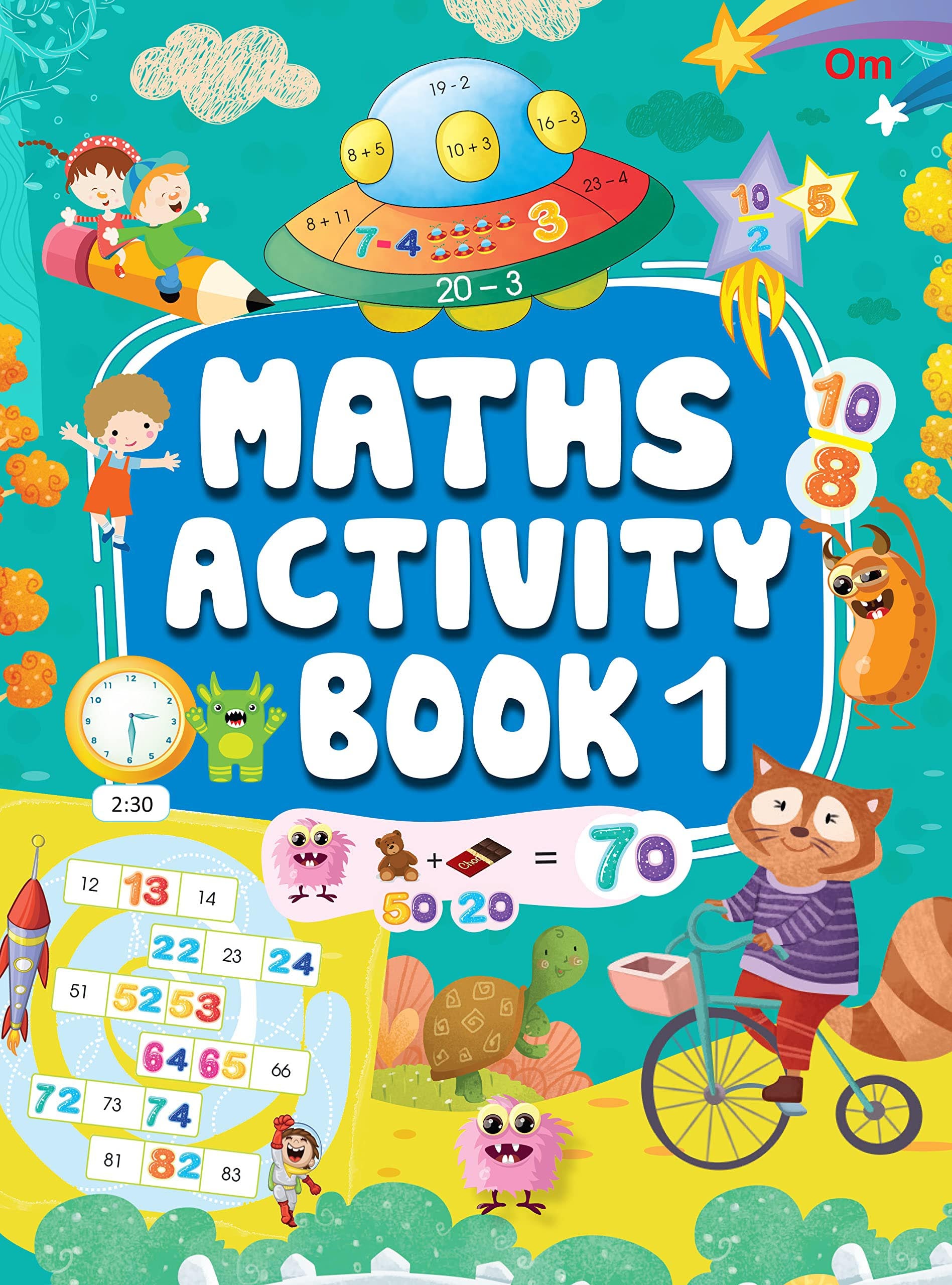 Maths Activity Book 1 - Om Books - Distacart