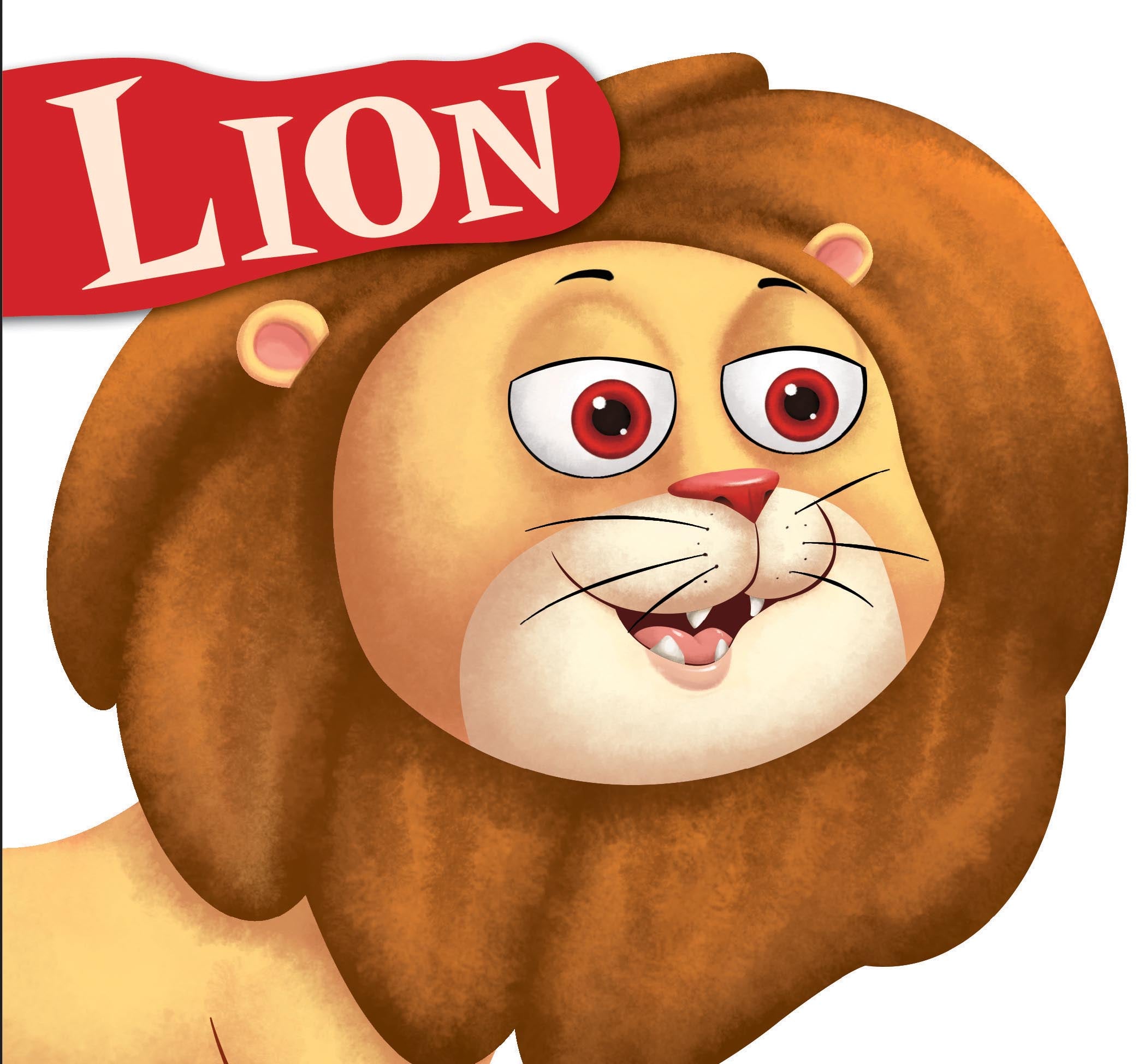 Lion: Cutout Board Book - Om Books - Distacart